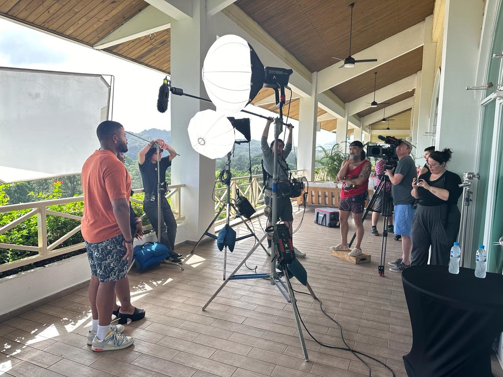 Production lighting setup